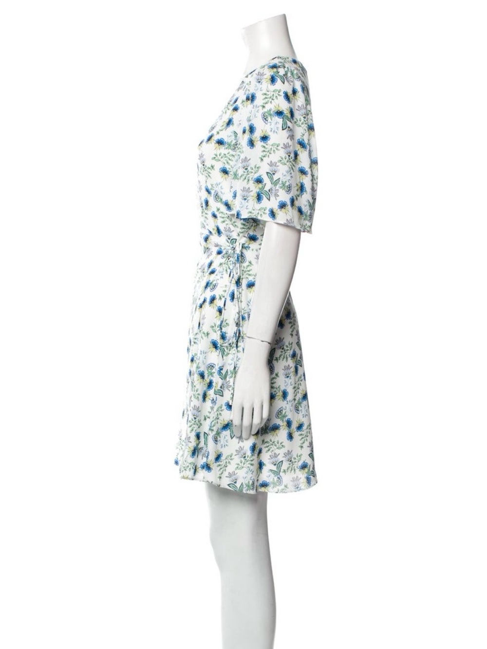 Alice + Olivia Floral Sandra Wrap Dress - Picture 4 of 4